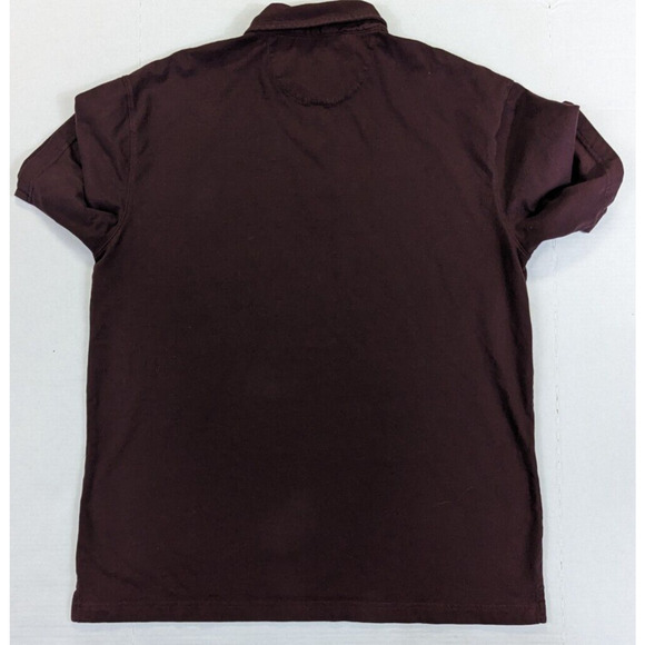 Duluth Rrading Longtail T Shirt large Men's Brown Red Short Sleeve Henley - Picture 3 of 5